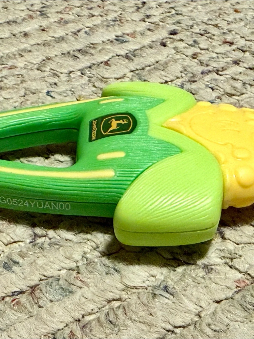 John Deere Vibrating and Massaging Corn Teether-tested